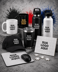 Brindes e acessórios personalizados